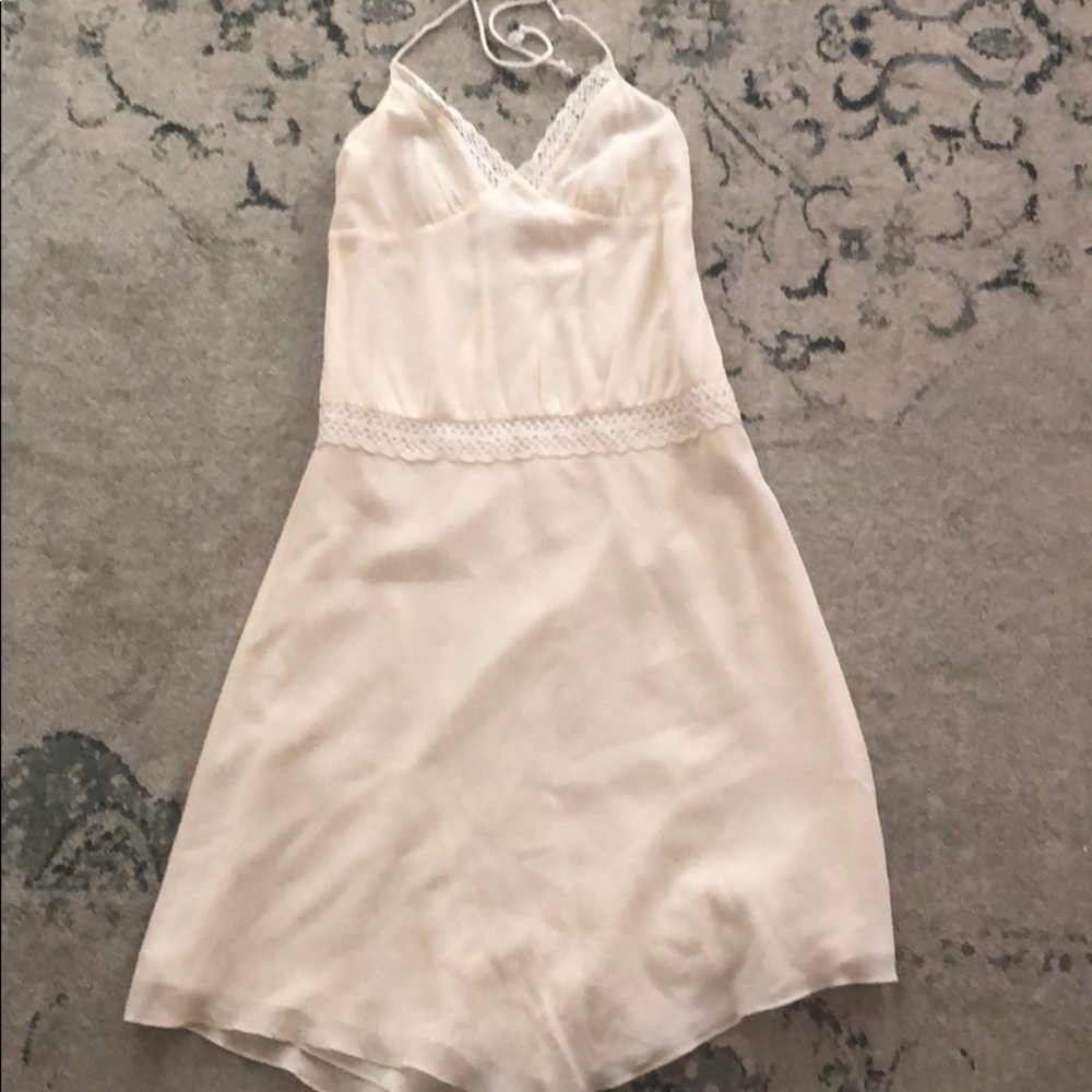 Banana Republic White Halter Dress - NWT